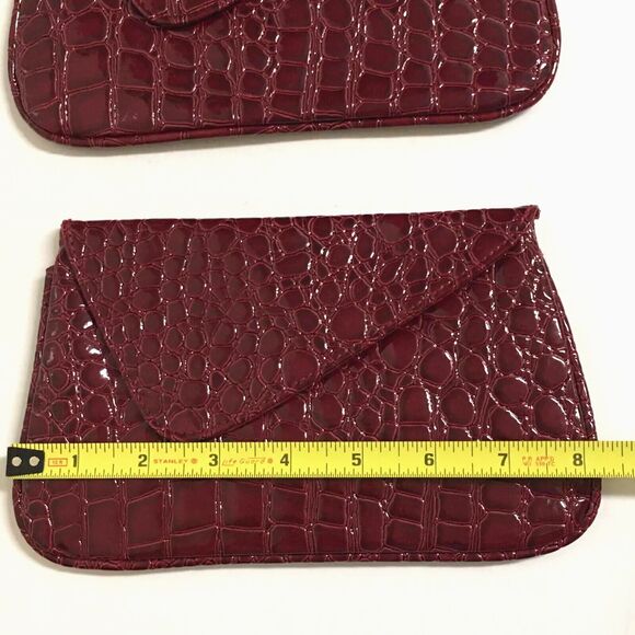 4 Bare Escentuals Minerals Cosmetic Makeup Bag CLUTCH Red NEW - Picture 5 of 8